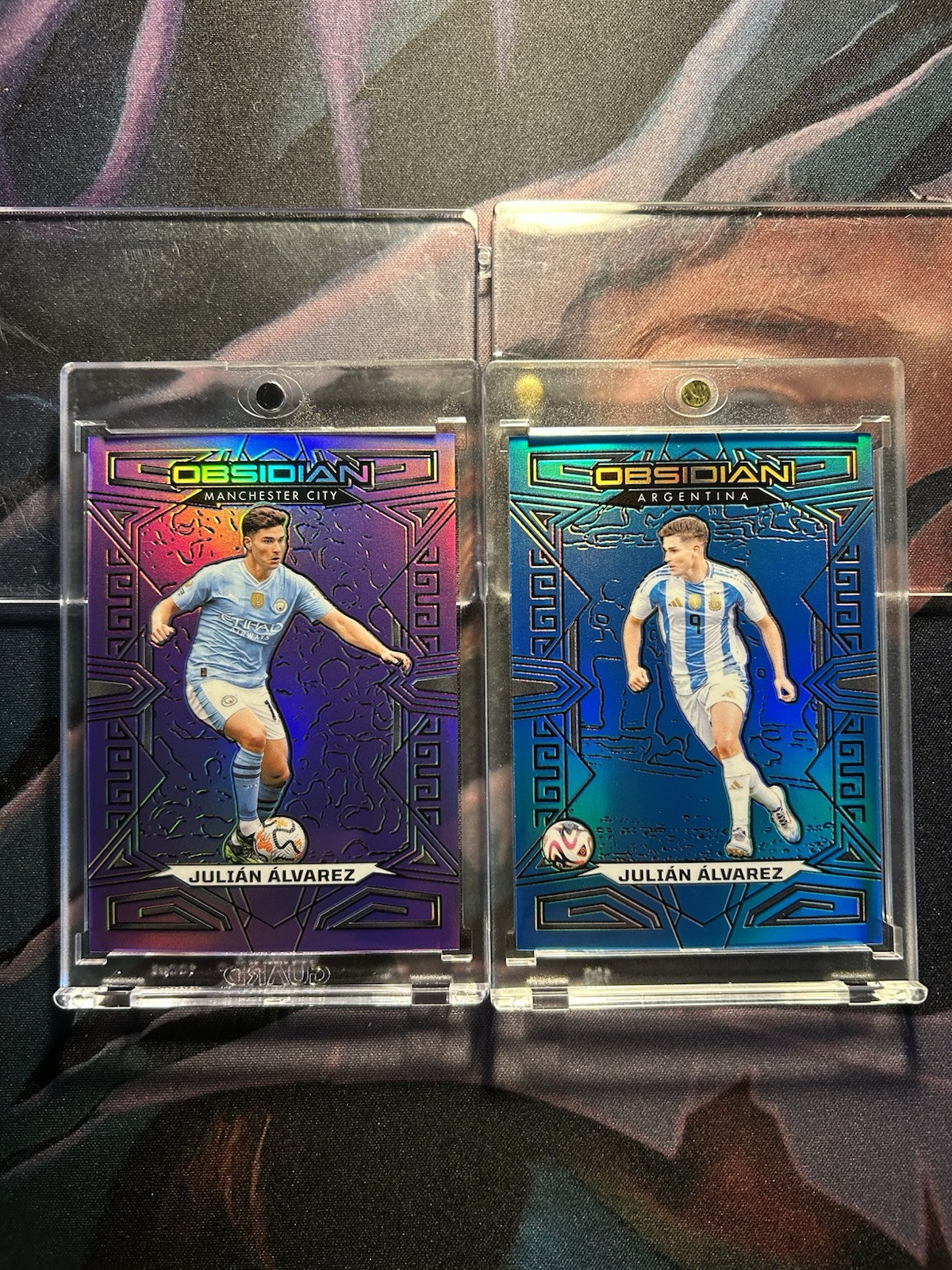 2022-23 Obsidian Julian Alvarez /25 + /15 Cards