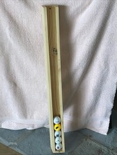 19 Ball Pine GOLF BALL Display Case Cabinet Handmade In My Woodshop 32 x 3.5