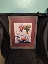 Nelson Mandela, 8x10 Autographed Picture, Wit...
