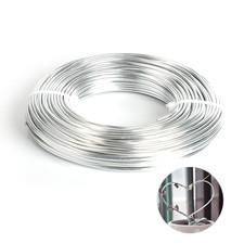 12 Gauge Aluminum Wire 196FT, 2mm Anodized Aluminum Bendable Metal Wire for Jewe