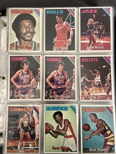 1975-76 Topps Basketball Cards Starter Set Lot of 40  Cards W/HOF’s & ALL STARS