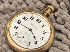OLD pocket watch HAMILTON 992 21 j RR RAILROAD WARRANTED 20 Y B & B ROYAL 1915