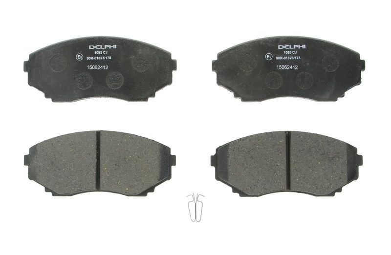 Plaquettes de frein DELPHI LP1095 pour monospace MPV II 2.0 essence de 1999