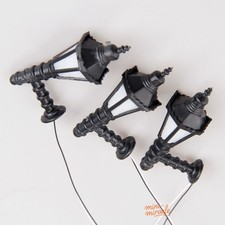 2PC Villa Wall Lights HO/OO Scale Miniatures Lamp Sand Table Courtyard Street