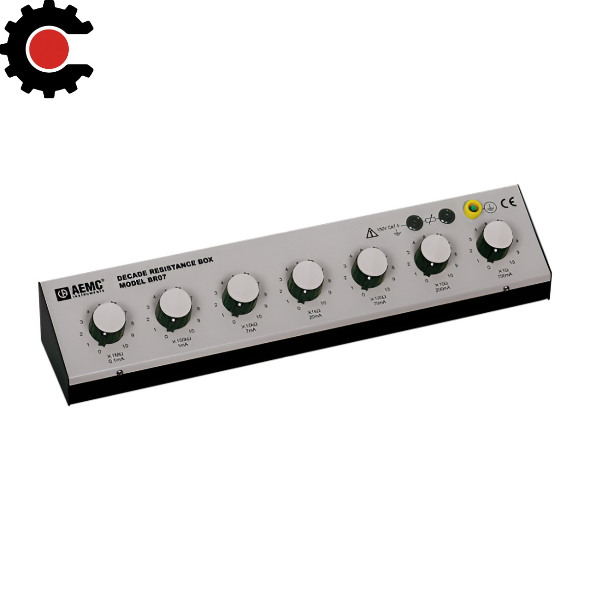AEMC BR07 Resistance Decade Box for Calibration & Testing — 1Ω to 10MΩ