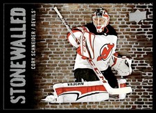 2018-19 Upper Deck Stonewalled Cory Schneider New Jersey Devils #SW-5