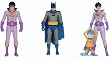 MCFARLANE DC RETRO SUPER FRIENDS WINDER TWINS   BIZARRO BATMAN FIGURES Sealed
