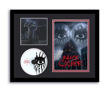 Alice Cooper Autograph Signed 11x14 Custom Framed CD Photo Detroit Stories ACOA