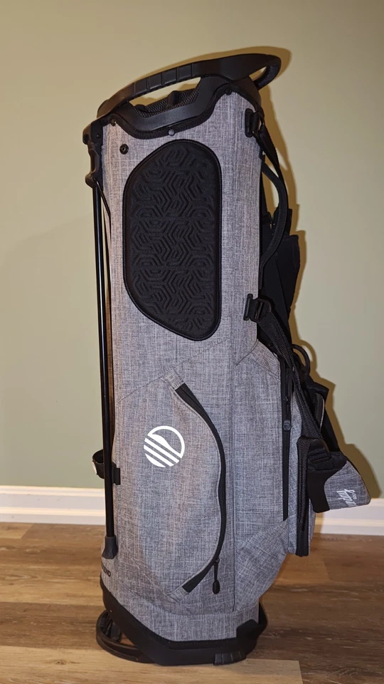 Sunday Golf Pacific 14-Way Stand Bag Lightweight 5.5lb w/ 5-Can Cooler (Gray) - Image 3 of 4