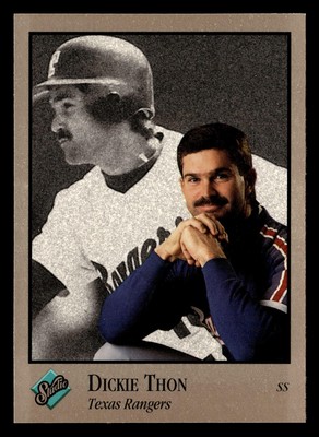 Dickie Thon 1992 Studio #250 Texas Rangers BASEBALL *104
