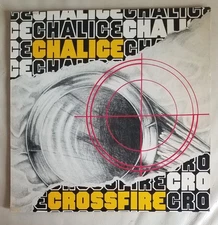 CHALICE "CROSSFIRE"  LP - JAMAICA IMPORT - CTS RECORDS Private Label Reggae 1986