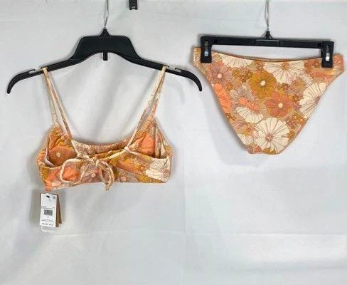 Volcom Womens Multicolor Bloom Shaka Two PC Set Swimwear Size Small NWT - Image 2 of 4