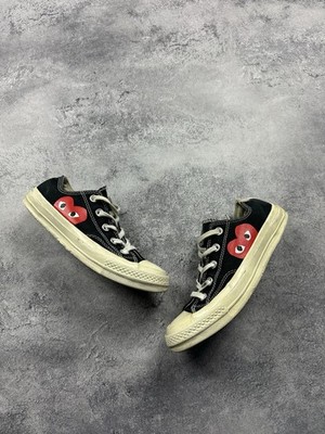 Comme des Garcons CDG Play x Converse Chuck Taylor 70 Ox Heart Sz 4 / Women's 6