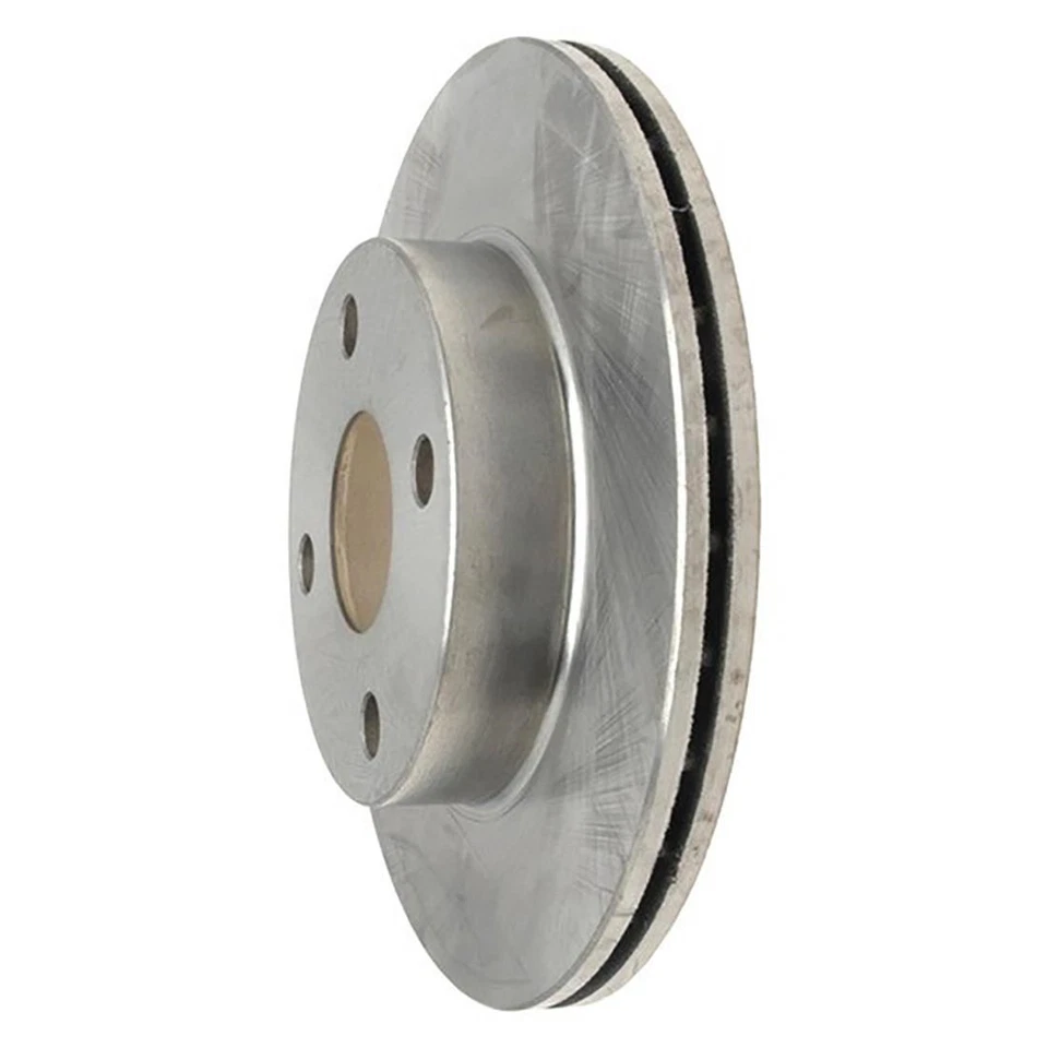 Kit de rotores de freno delanteros + pastillas metálicas y herrajes para Toyota Corolla 1988-1992 Foto 3 de 4