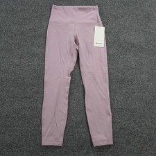 Lululemon Pants Womens 6 Pink Align High Rise 25 Nulu Yoga Leggings Gym Run NEW
