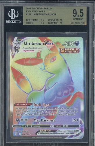 Umbreon VMAX graded BGS 9.5 for sale on eBay