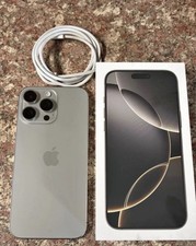 iPhone 16 Pro Max 256GB Desert Titanium Unlocked 100% BH Mint Apple Warranty