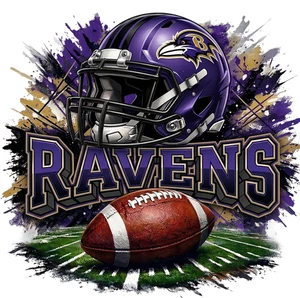 American Football Baltimore Ravens Self Adhesive Vinyl Sticker