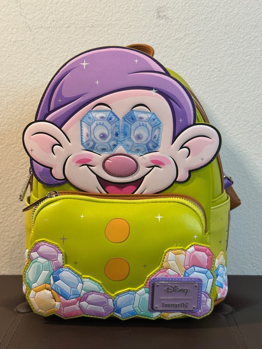 dopey mini backpack Loungefly Snow White: Diamond Dopey Mini-Backpack- Exclusive - NWT