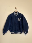 Vtg Starter New York Yankees Nylon MLB Satin Insulated Bomber Jacket - Large