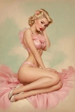 Vintage Pin Up Art Photo 5160 Oddleys Strange & Bizarre