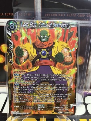 Lord Slug Colossal Destroyer BT19-112SR   Super Rare Foil Dragon Ball Super 