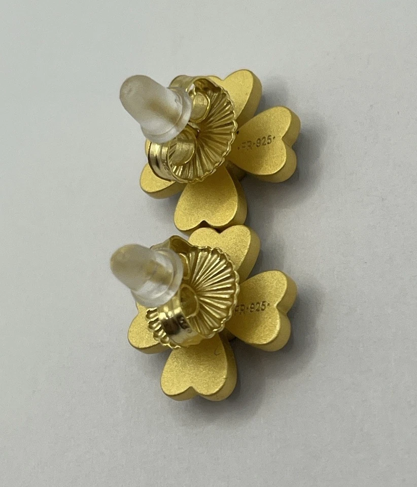 Pendientes Freida Rothman City Blooms de ónix negro NUEVO Foto 3 de 3