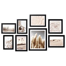 Gallery Wall Frame Set, 8 Pack Picture Frames Collage Wall Art Decor with Neu...