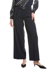 Elie Tahari Wide Leg Pleated Trouser Women's