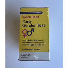 SneakPeek Early Gender Test Blood Exp 2026-09-12  69 lab fee not included