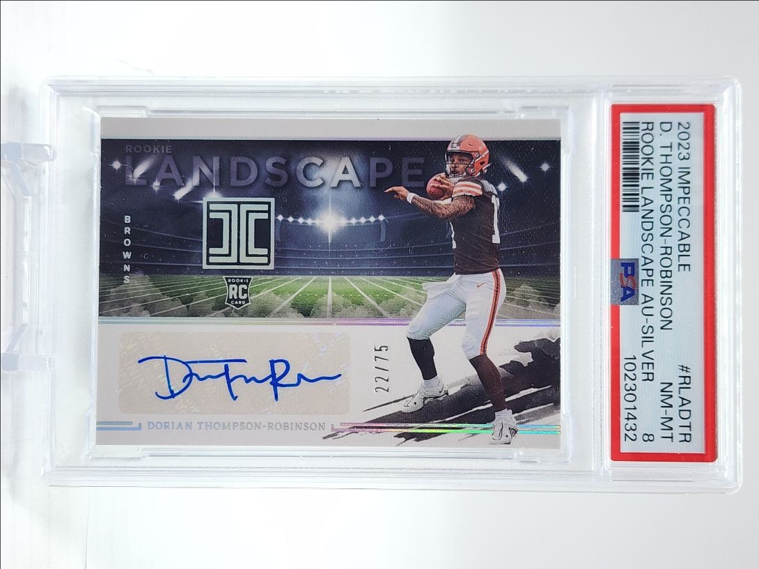 Dorian Thompson-Robinson Panini Impeccable Rookie Landscape Autographs #RLADTR Silver