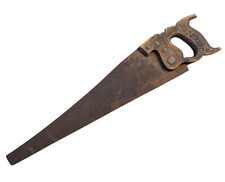 Vintage Hand Saw Warranted Superior Eagle Medallion Rustic Primitive Wall Decor