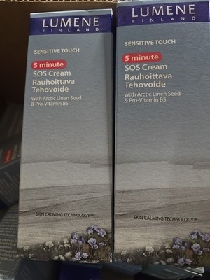(Pack 2) Lumene Sensitive Touch Moisture Cream, Sensitive Skin 1.7 fl oz (50 ml)