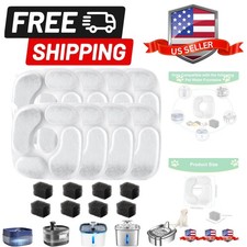 Pet Fountain Filters compatible with Veken 67oz/2L, 95oz/2.8L and 135oz/4L Do...