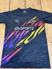 Maglia sportiva uomo FIFA 21 EA grande nera maglia calcio media 