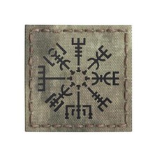 IR viking vegvisir norse a-tacs AU arid morale infrared tactical 2x2 patch