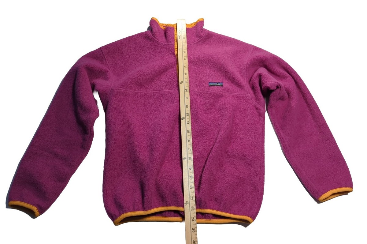 80s patagonia snap T purple レアカラー USA製 Vintage 80s Patagonia Synchilla Snap-T Fleece Pullover Pink Size