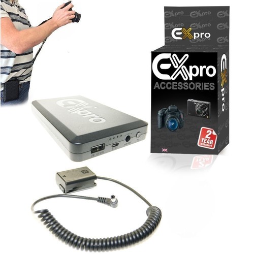 Ex-Pro® On-The-Move 16000mAh Battery System NPFW50 DR for Sony Alpha A35 A37 A55