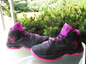 stephen curry shoes pink and green