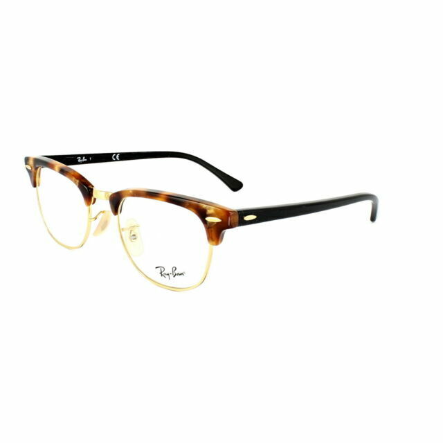 ray ban clubmaster eyeglasses gold