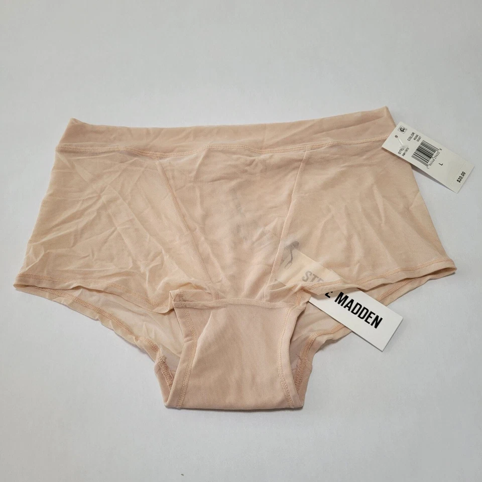 Ropa interior corta Steve Madden malla para niños SM11872 rosa polvo nueva con etiquetas talla grande Foto 2 de 4