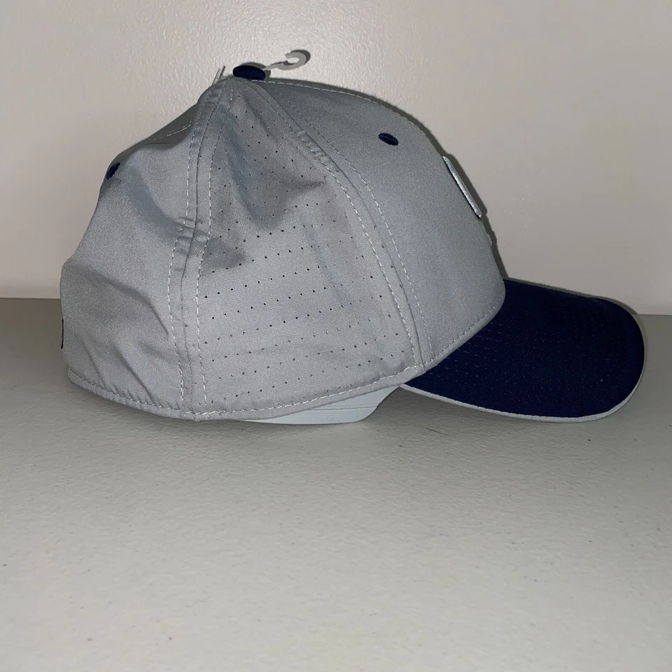 CS Falcons Fitted Hat Cap Size 7 1/2 Gray Blue - Image 4 of 4