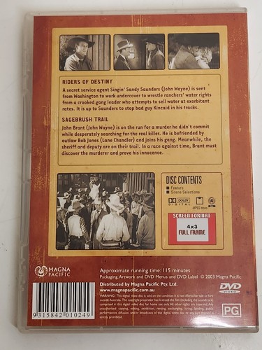 John Wayne Collection 2 DVD Boxset Region 4 - Picture 3 of 7
