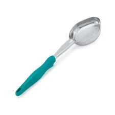 Vollrath Heavy-Duty Spoodle Teal Handle Stainless Steel 14.375" L | 1/Each