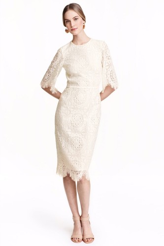 H\u0026M Lace Midi Dress, Size 4, NWT | eBay