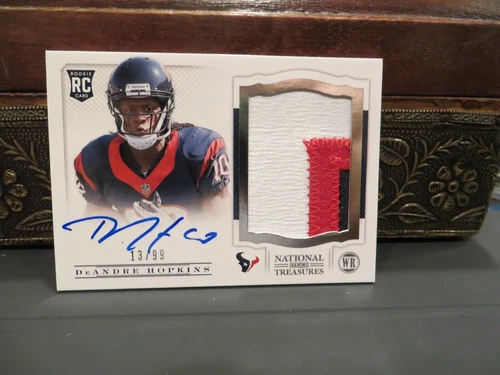 National Treasures Autograph Rookie Jersey Texans DeAndre Hopkins 13/99   2013