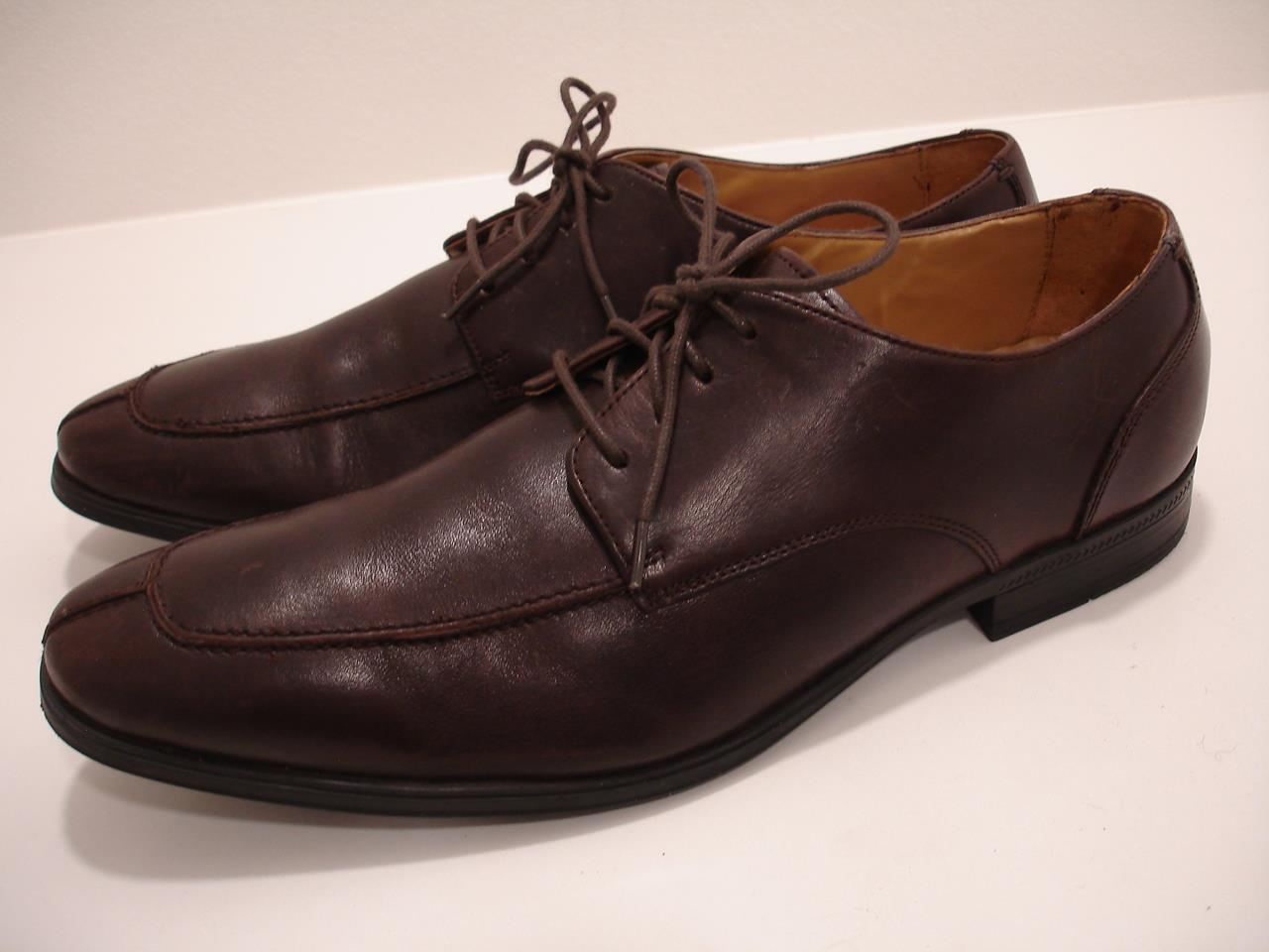 SAOLA Scarpe da derby da uomo taglia 9 5 M COLE HAAN Lenox Hill marroni in pelle punta divisa stringate