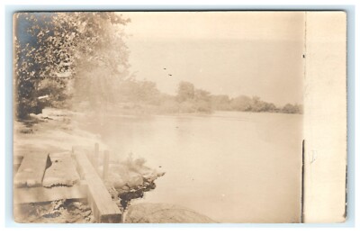 Old Mystic Groton CT Connecticut Real Photo RPPC Early View