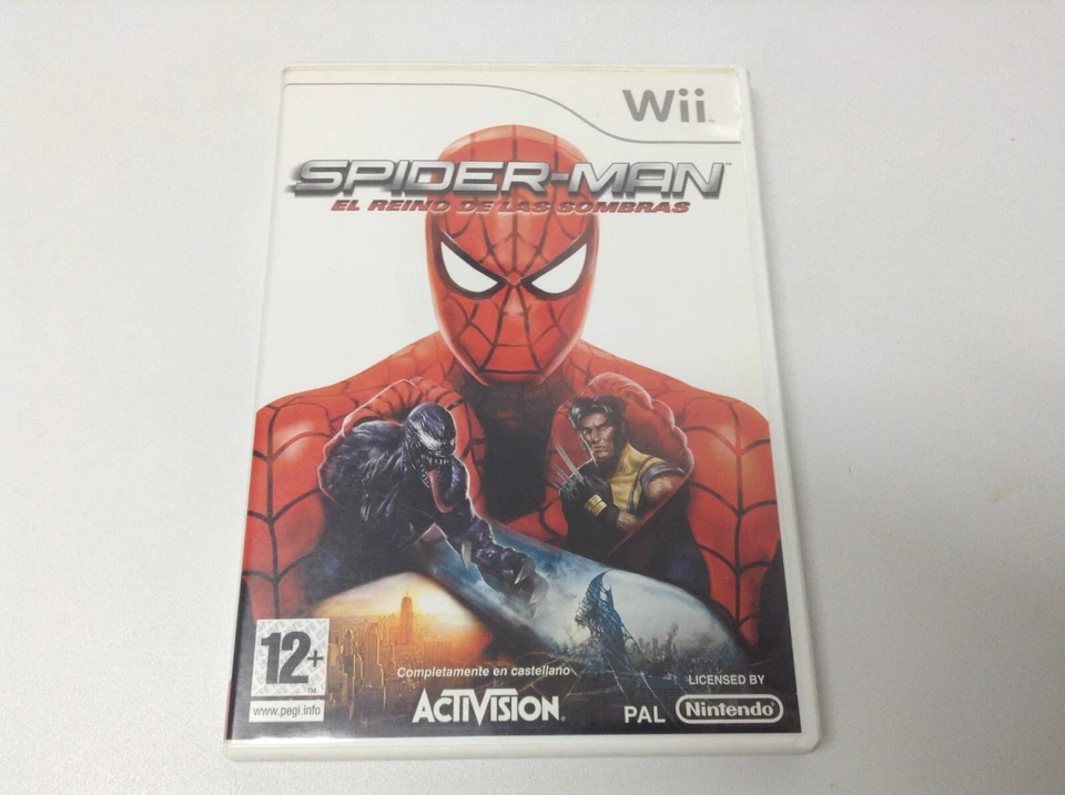 SPIDER-MAN EL REINO DE LAS SOMBRAS NINTENDO WII PAL ESPAÑA SPIDERMAN, foto 1 de 3