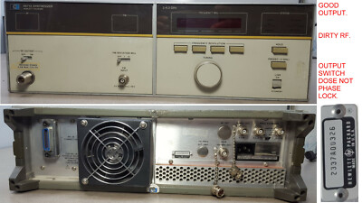 Hewlett Packard 8671A Microwave Frequency Synthesizer 2-6.2 GHz.